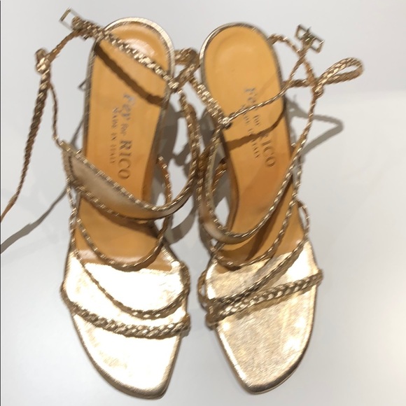 Never worn rose gold heels made in Italy - Picture 3 of 6